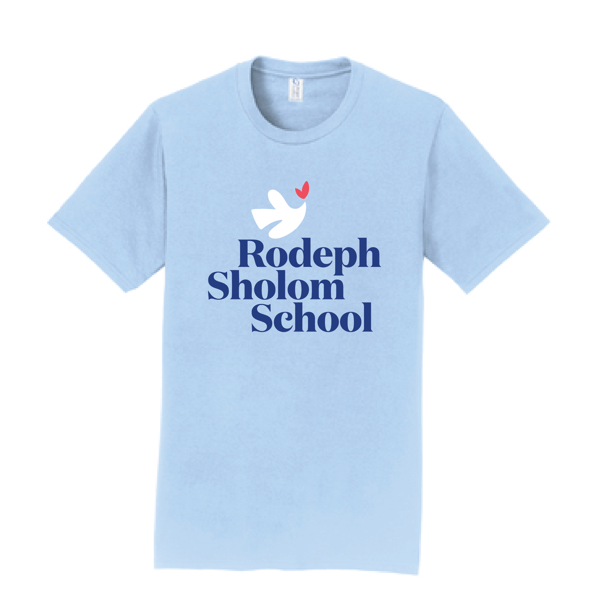 Youth Port & Company Short Sleeve Tee – Light Blue