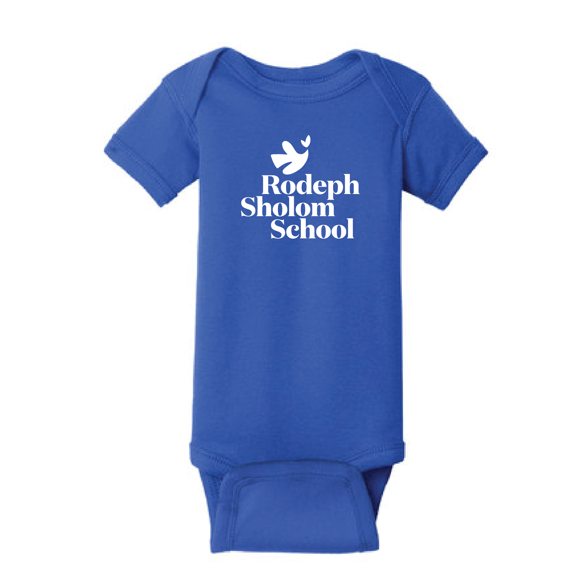 Short Sleeve Baby Rib Bodysuit – Royal