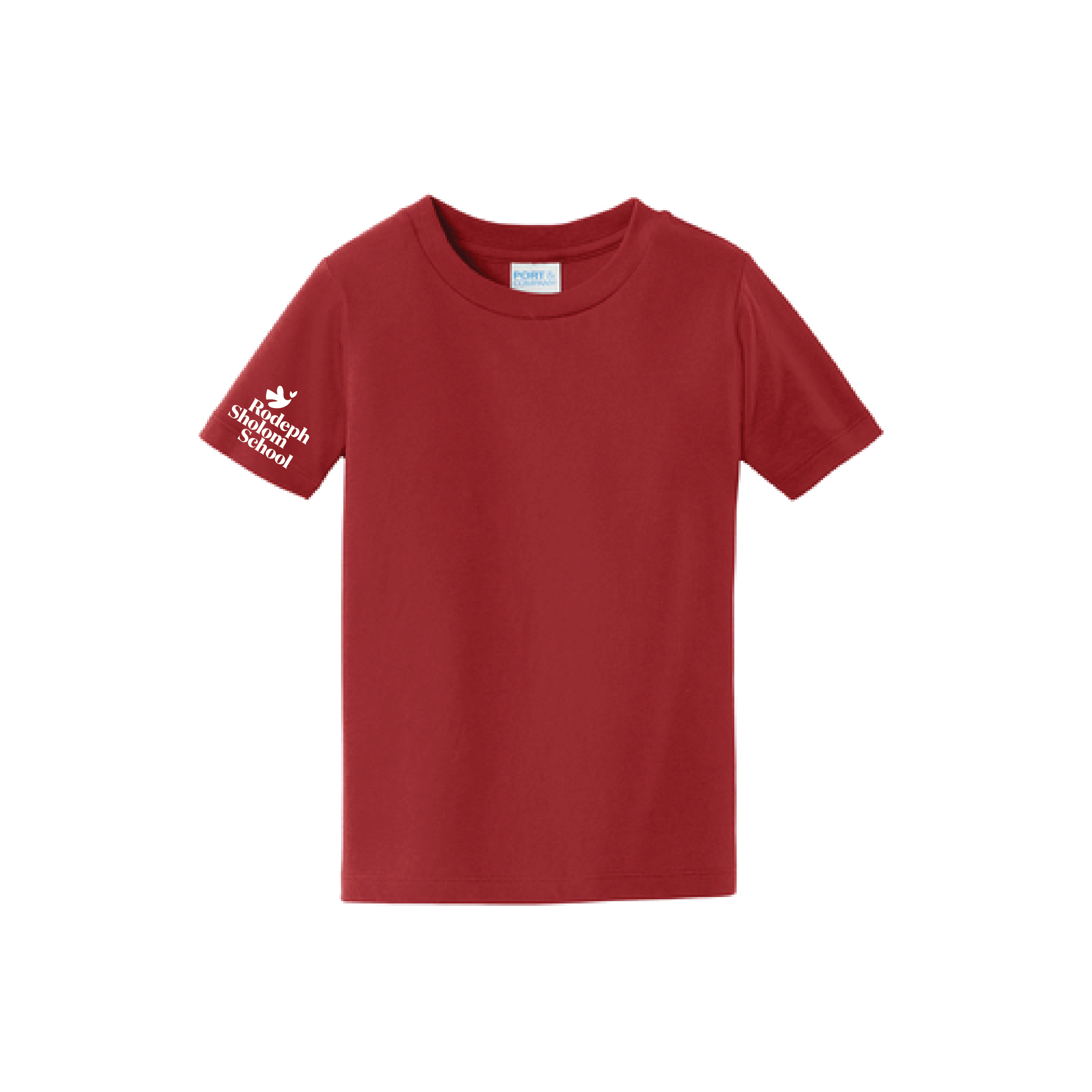 Toddler Port & Company Short Sleeve Tee – Red