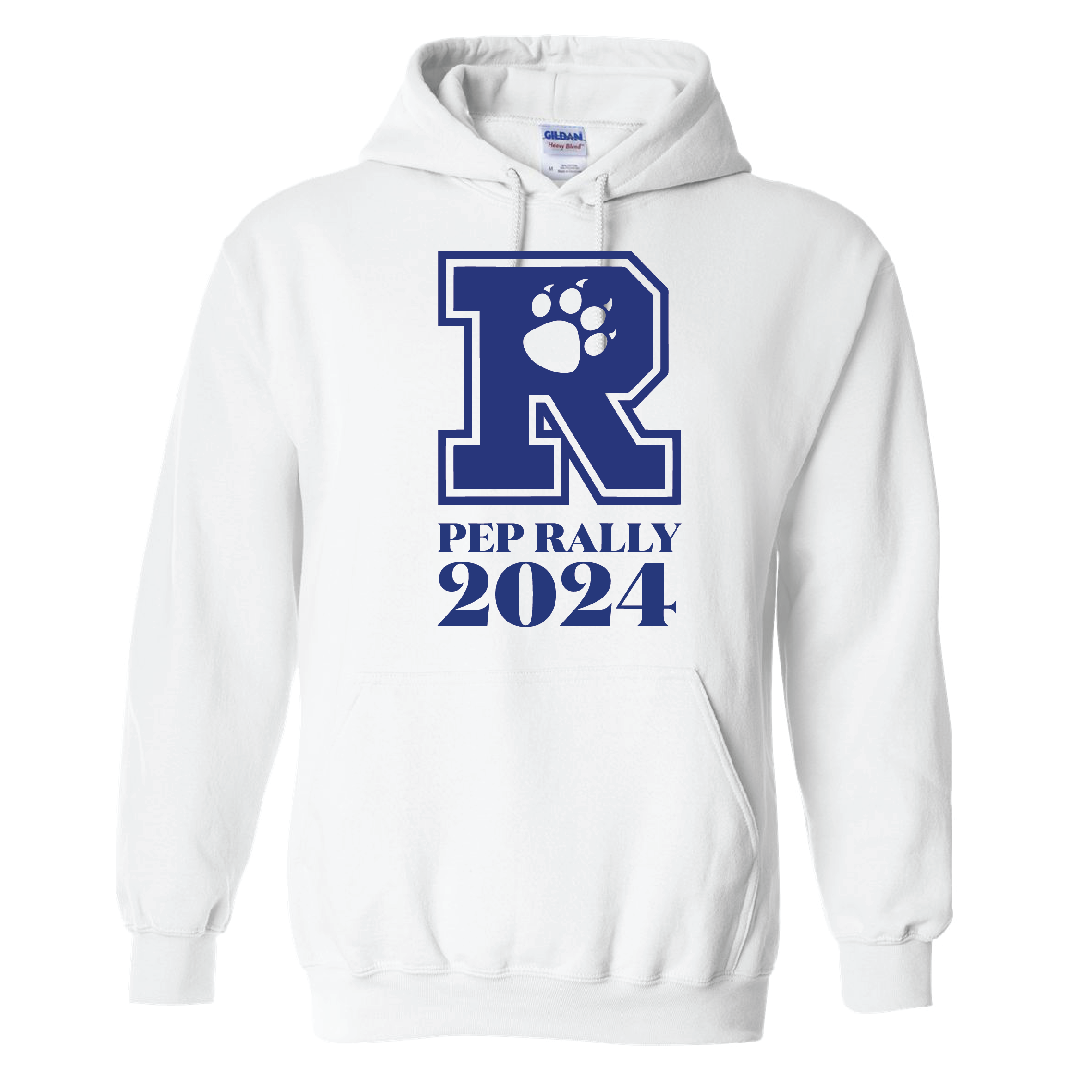 Adult Gildan Pullover Hoodie – White