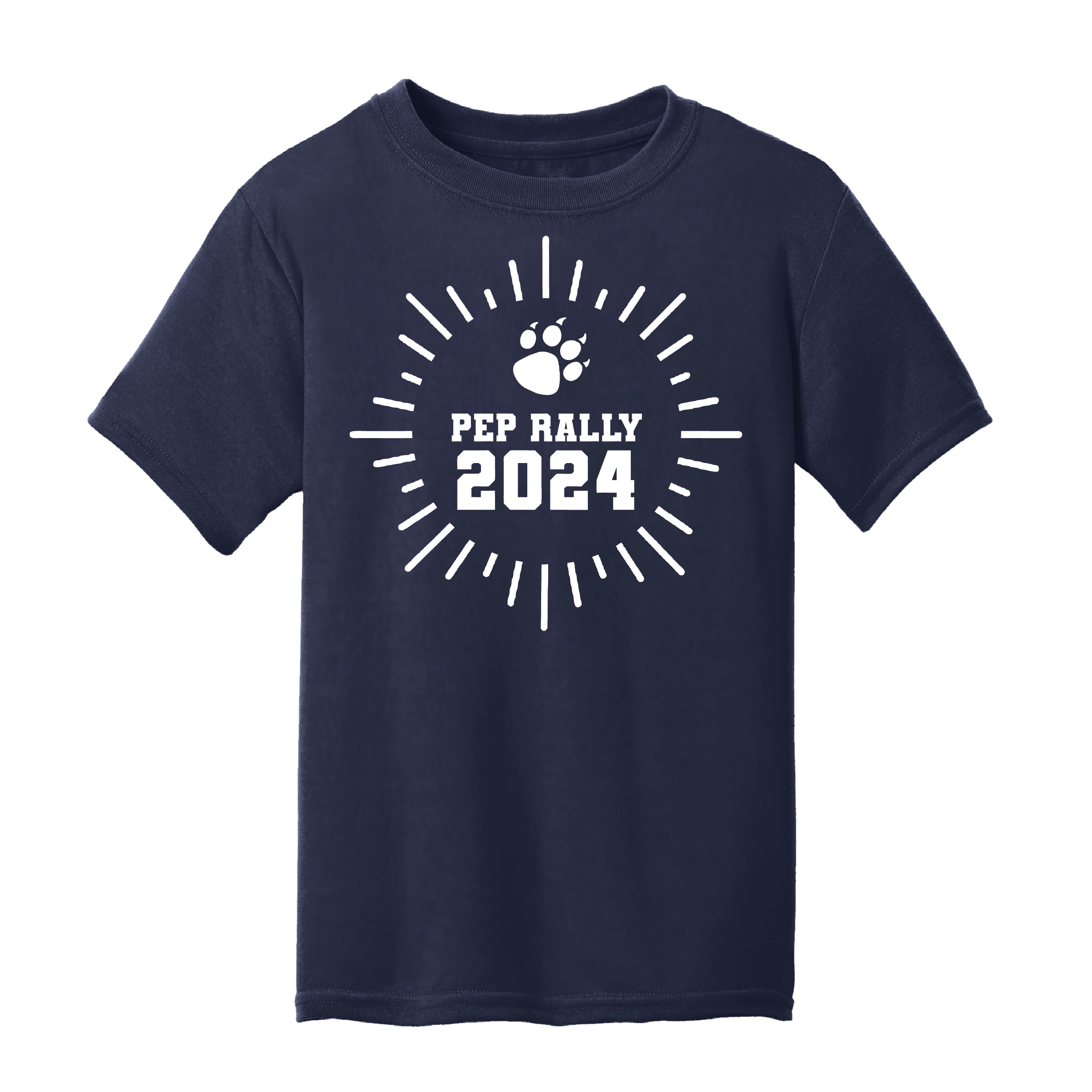 Toddler Port & Company Short Sleeve Tee – Navy